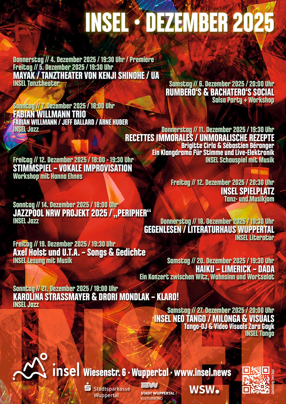 INSEL Monatsplakat Dezember 2025