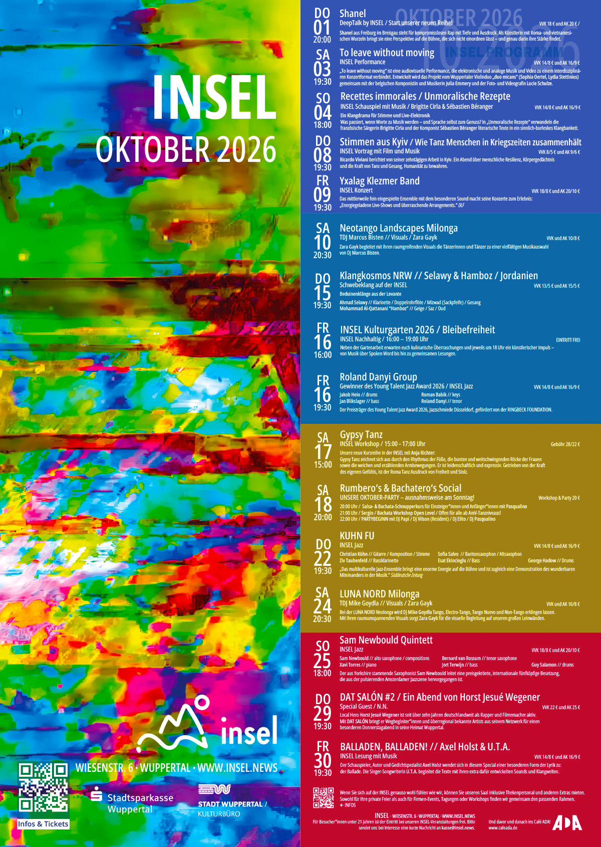 INSEL Monatsplakat Oktober 2026