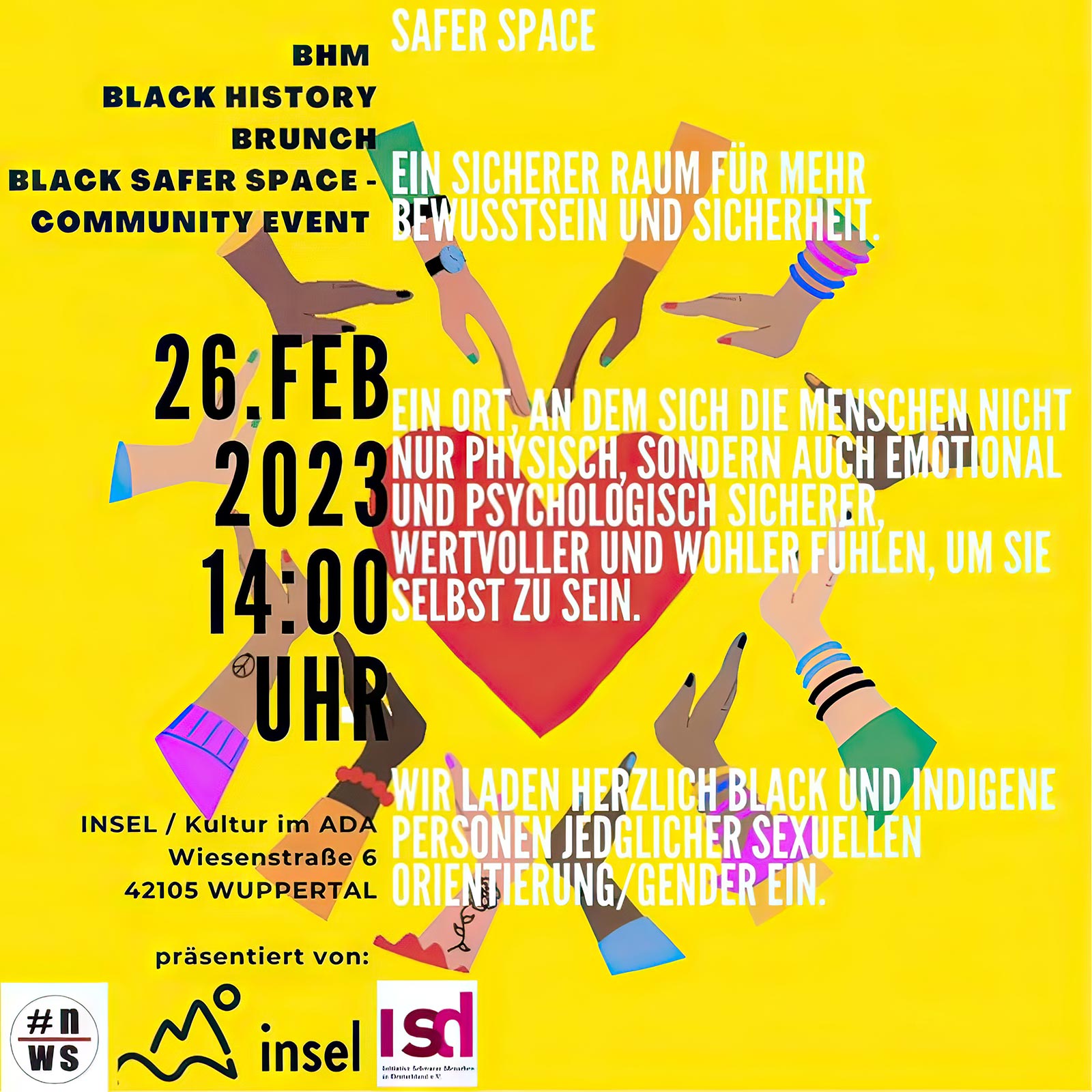 BHM Black History Brunch / Black Safer Space – Community Event