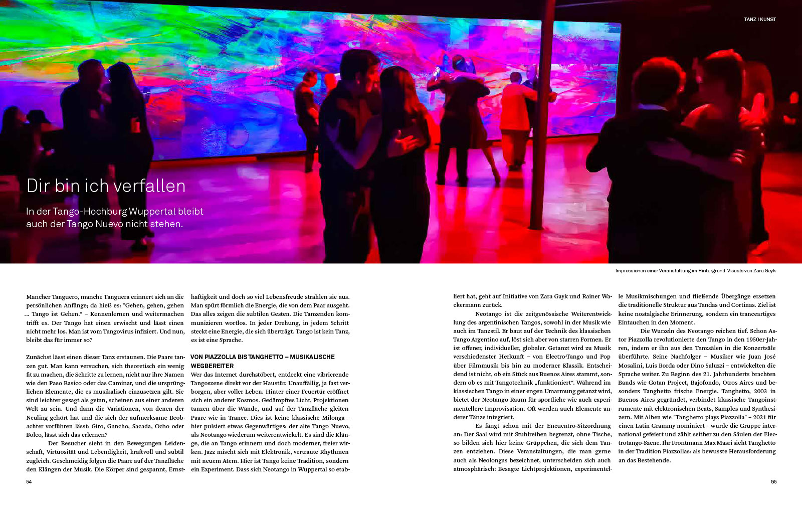 Seitenvorschau - Neotango - die beste Zeit