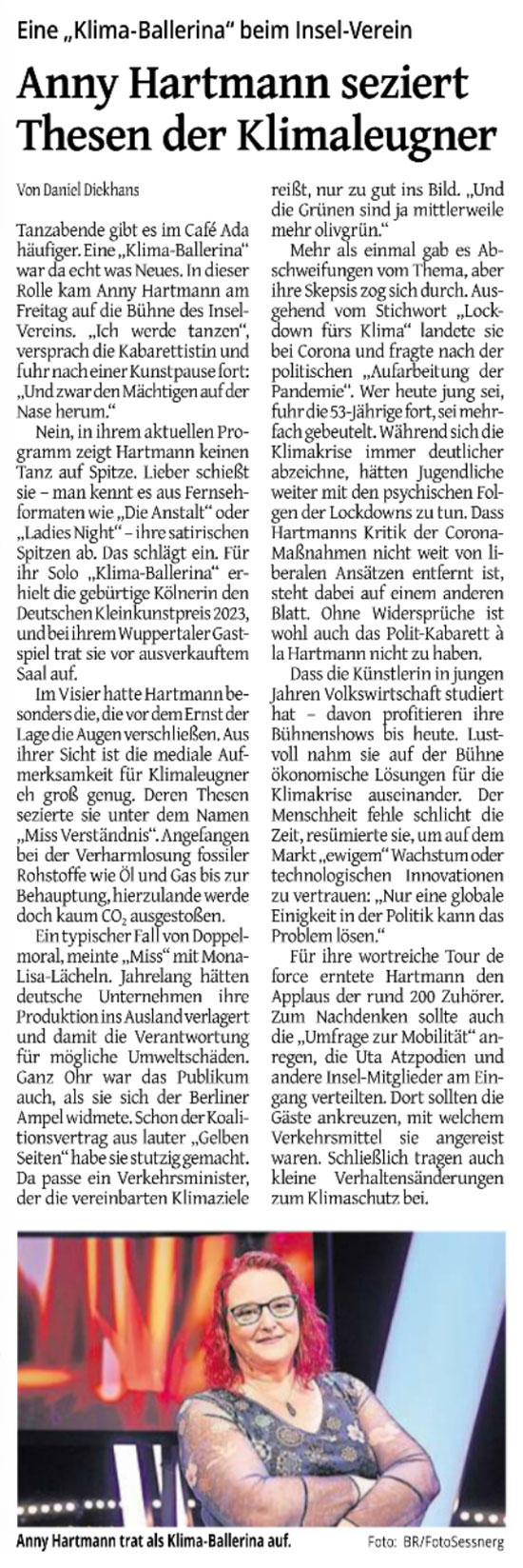 Westdeutsche Zeitung // 1. Mai 2023