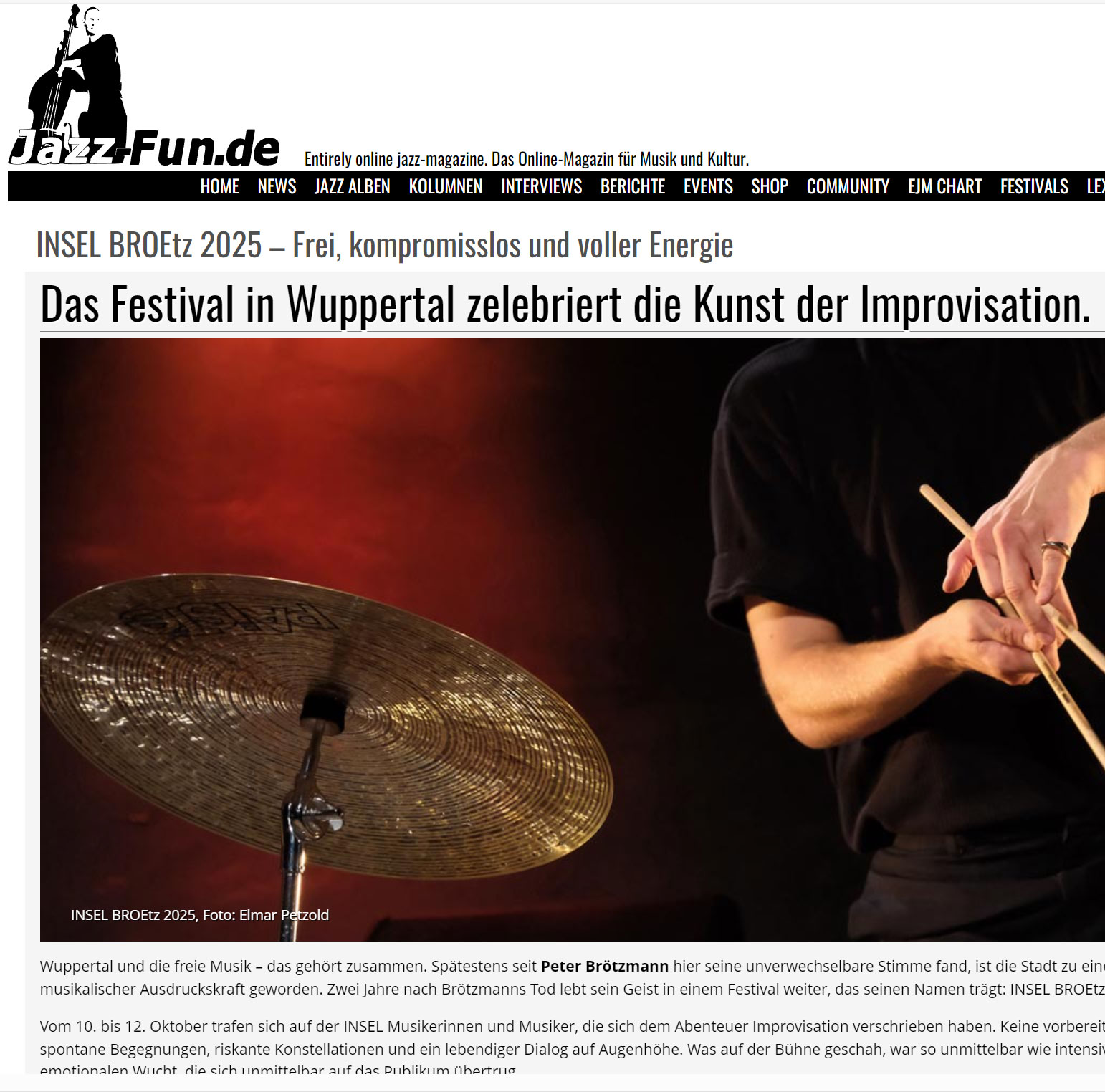 Link > Jazz.Fun  / Oktober 2025
